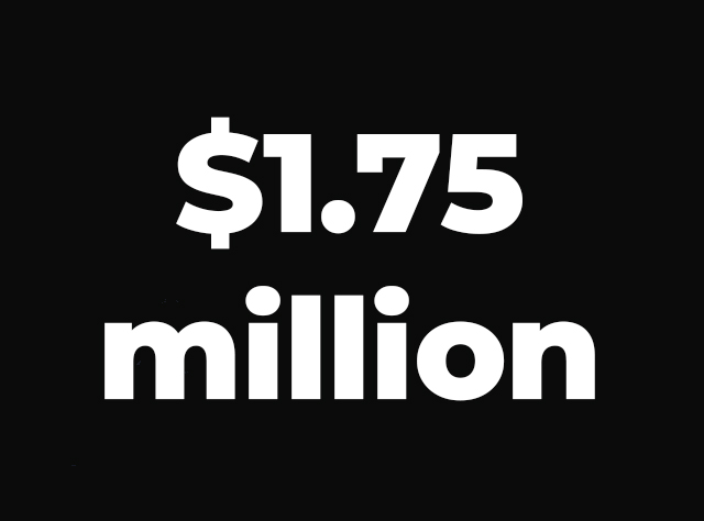 $1.75 million for secretary who slipped 
